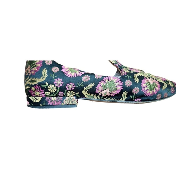 Lewit Brocade Smoking Slippers Flats Size EU 38/US 7.5 - Picture 8 of 14